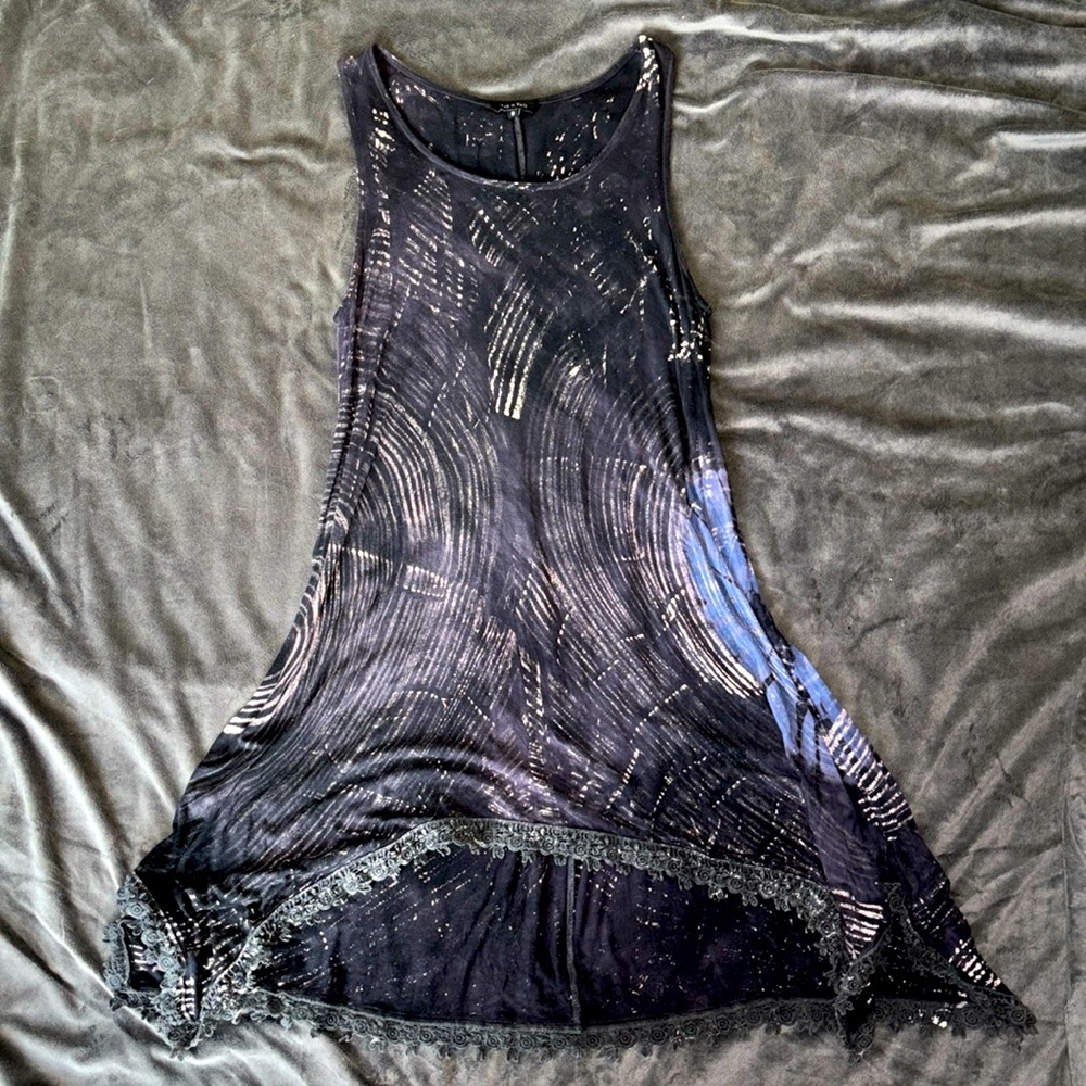 Beach dress/cover up with lace edges